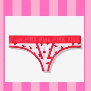 🌶 Victoria’s Secret Pink Logo Thong